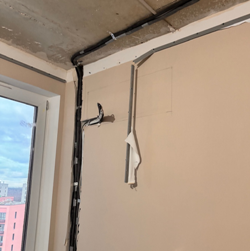 Закладка трассы кондиционера